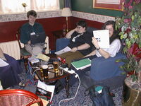 Sat -  Plokta corner of bar